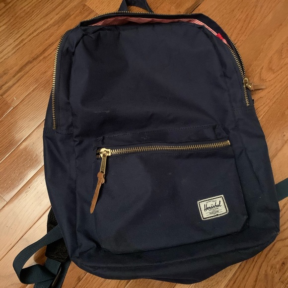 Herschel navy mid size backpack - Picture 3 of 4